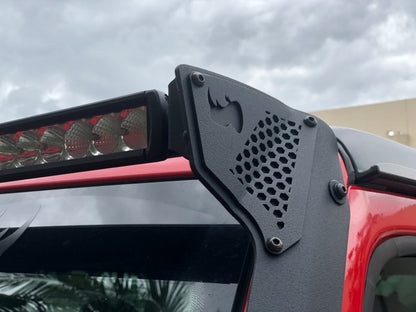 Go Rhino Windshield Light Bar Mount Bracket 50in (WINDSHIELD): Fits Jeep (07-26)