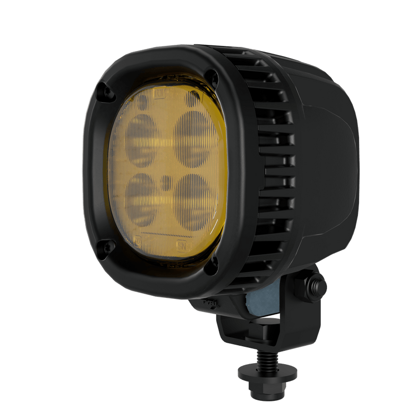 1010 4600 eLumen with fog lens, cover, and pigtail harness LED offroad accessory | Iron Ridge Offroad
