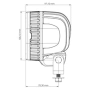 1010 4600 eLumen with fog lens, cover, and pigtail harness LED offroad accessory | Iron Ridge Offroad