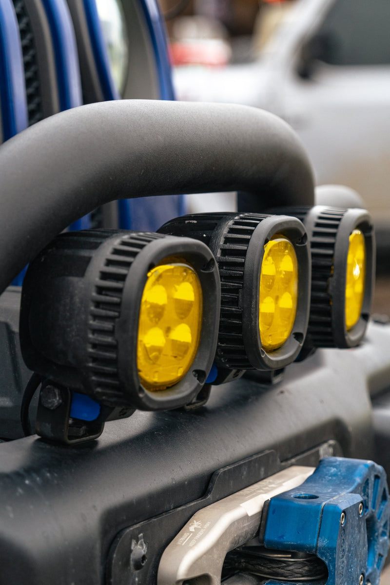 1010 4600 eLumen with fog lens, cover, and pigtail harness LED offroad accessory | Iron Ridge Offroad
