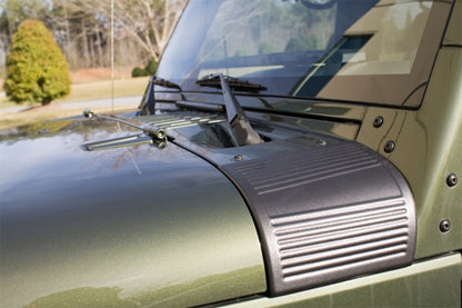 Rugged Ridge Ribbed Cowl Body Armor (Pair) (FRONT): Jeep Wrangler JK 2007-2018