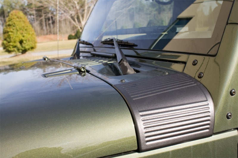 Rugged Ridge Ribbed Cowl Body Armor (Pair) (FRONT): Jeep Wrangler JK 2007-2018
