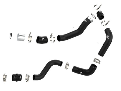 aFe BladeRunner 3in Aluminum Charge Pipe Kit | GM Diesel Trucks V8 6.6L L5P (20-21) (46-20444-B)