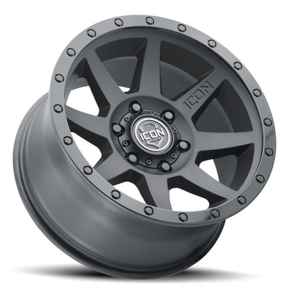 ICON Rebound 17x8.5 5x5 -6mm Offset Wheel | Jeep Gladiator JT (20-25) / Wrangler JK/JL (07-25)