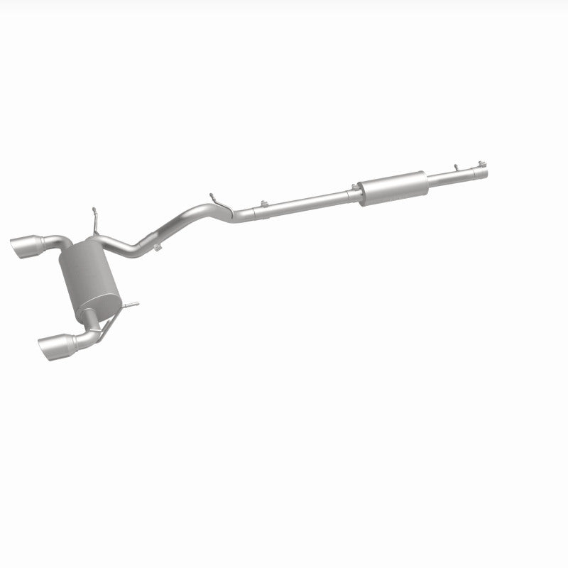 MagnaFlow Cat-Back Exhaust Black Tips (REAR): Jeep Wrangler 2012-2017 3.6L V6