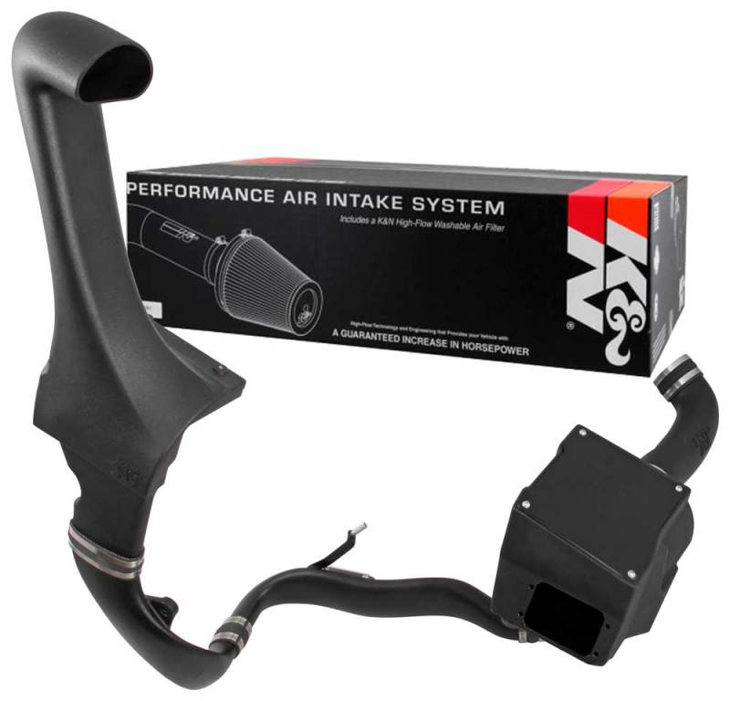 K&N 57 Series Cold Air Intake w/ Snorkel: Jeep Wrangler 3.6L V6 2012-2018