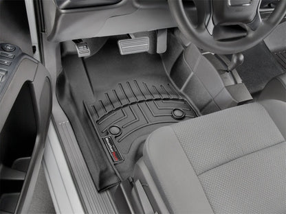 WeatherTech Vinyl Front FloorLiner | Chevrolet Silverado 1500/2500HD/3500HD (19-26) / GMC Sierra 1500/2500HD/3500HD (19-26) (449651V)