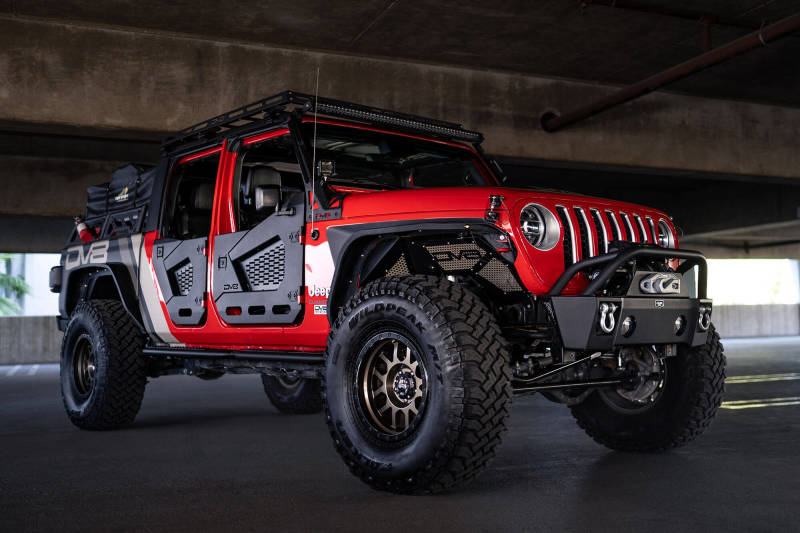 DV8 Offroad Half Doors | Jeep Wrangler/JT (18-25) (HDJL-02F)
