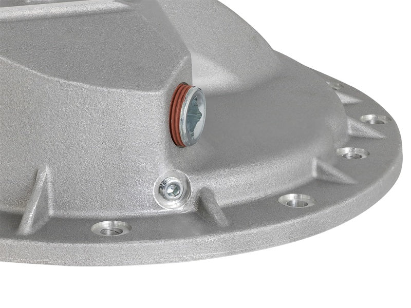 aFe Street Series Front Differential Cover: Dodge Ram 2500 / Ram 3500 2003 - 2010 w/ Machined Fins
