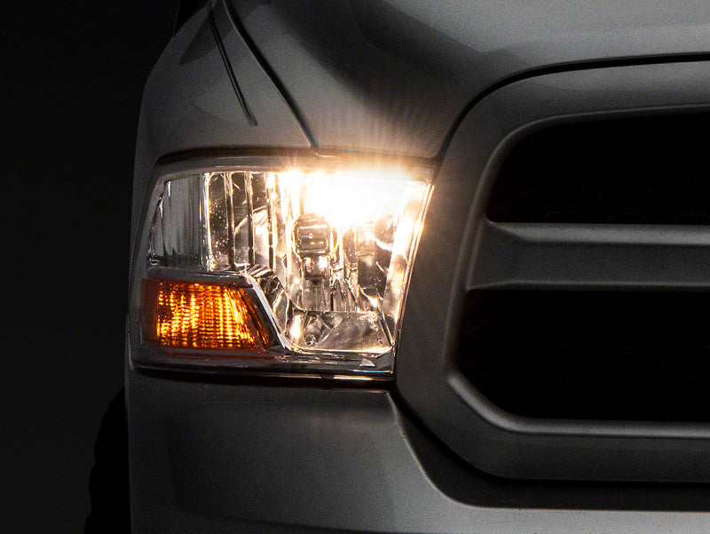 Raxiom Axial OEM Style Replacement Headlights: Fits Dodge / Ram 1500 / 2500 / 3500 (02-18) - Chrome