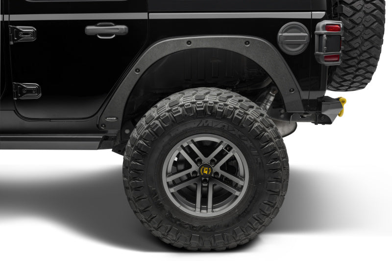 Bushwacker Trail Armor Fender Delete Kit (F&R): Jeep Wrangler (18-24) - Black Textured