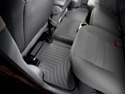 WeatherTech FloorLiner Rear Floor Mats (REAR): Dodge Ram Crew / Quad Cab (02-09) - Black