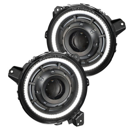 ORACLE Lighting Bi-LED Projector Headlights: Jeep Wrangler / Gladiator (18-24)
