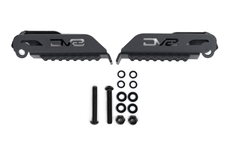 DV8 Offroad Foot Pegs (FRONT AND REAR): Jeep Wrangler / Gladiator (2018-2026)