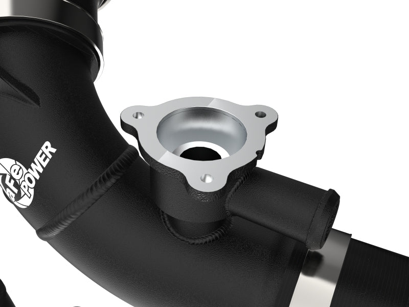aFe 2.5in Aluminum Hot Charge Pipe w/ SS Clamps | Toyota Tundra V6-3.5L (22+) (46-20568-B)