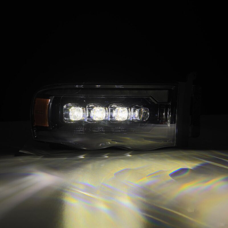 AlphaRex NOVA LED Projector Headlights (Alpha-Black): Dodge Ram 1500 (02-05) & 2500/3500 (03-05)