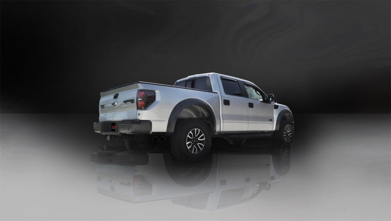 CORSA 6.2L V8 Black Sport Cat-Back Exhaust | Ford F-150 Raptor (10-14) (14387BLK)