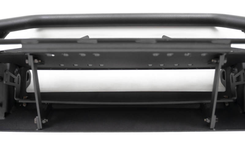 DV8 Offroad FS-1 Series Stubby Front Bumper: Jeep Gladiator / Wrangler (18-26) - Black Powder Coat