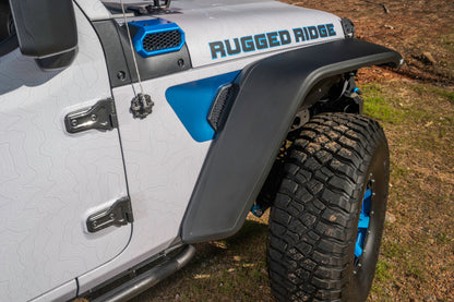 Rugged Ridge Max Terrain Fender Flare Set | Jeep Wrangler JL / Gladiator JT / JK (18-25) / (20-25) (11640.51)
