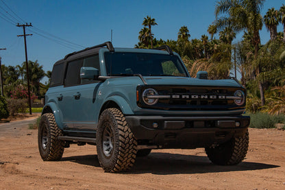 ICON 17x8.5 6x5.5 25mm Offset 5.75in BS Titanium Wheel | Ford Ranger / Ford Bronco (19-26) (2017859057TT)