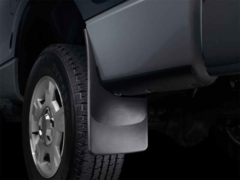 WeatherTech 2015-2020 Ford F-150 w/ Fender Lip Molding No-Drill Rear Mudflaps | Ford F-150 (15-20) / Raptor (17-20) (120044)