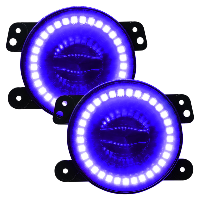 ORACLE Lighting Hi-Perf LED Fog Lights: Fits Jeep Wrangler / Gladiator (07-26) w/o Controller