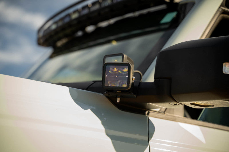 DV8 Offroad A Pillar Dual Light Pod Drop Mounts | Ford Bronco (21-26) (LBBR-08)