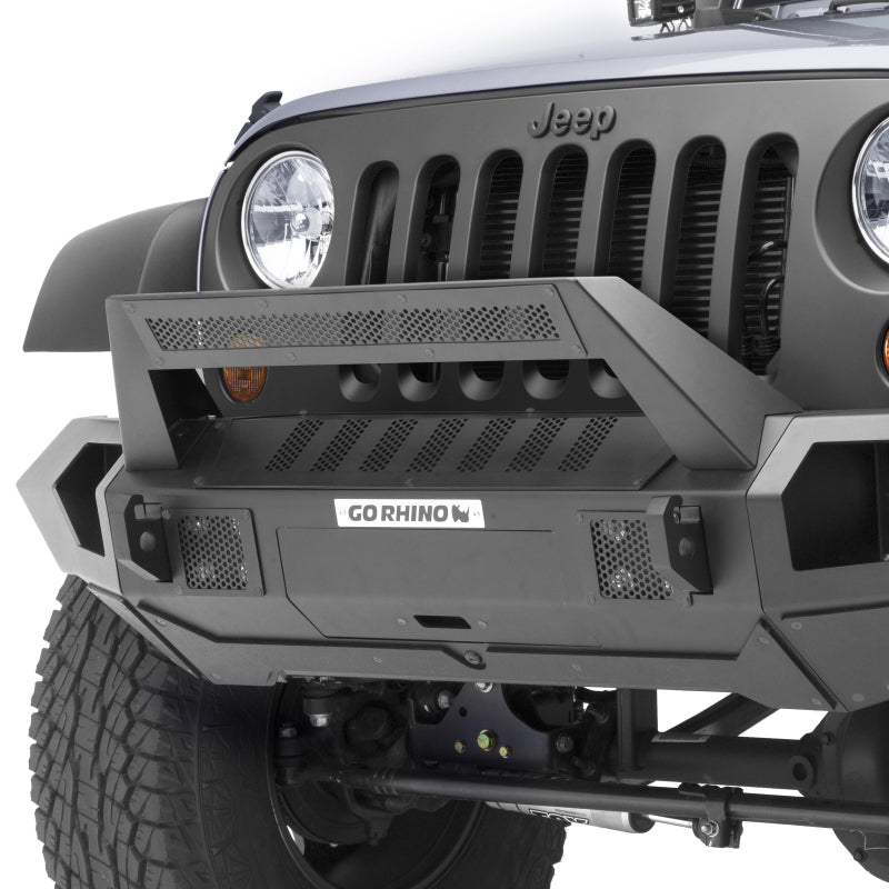 Go Rhino Trailline Light Mount Bar | Jeep Wrangler JL/JLU/JK/JKU / Gladiator JT (07-20 / 21-26)