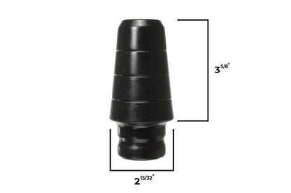 Energy Suspension Black Front Bump Stop Set (FRONT): Fits most Jeep / Dodge Trucks
