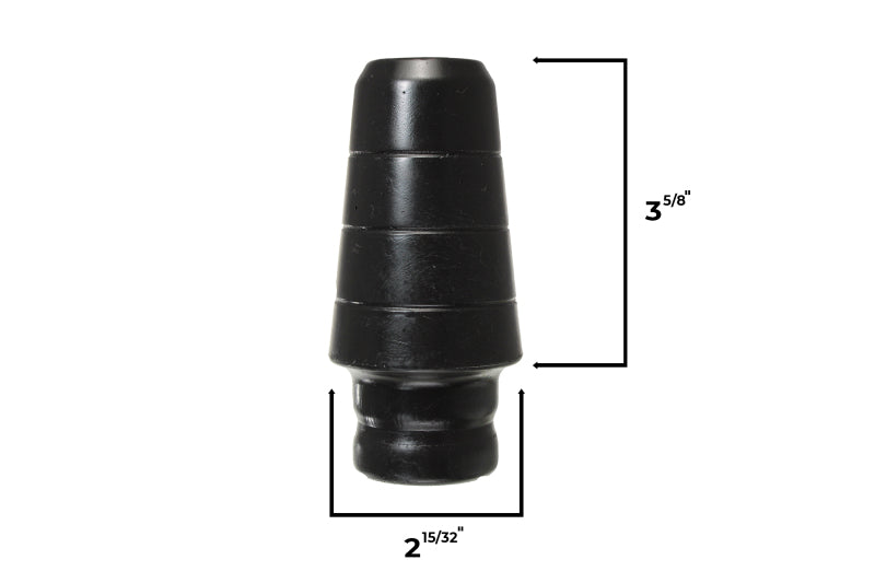 Energy Suspension Black Front Bump Stop Set (FRONT): Fits most Jeep / Dodge Trucks