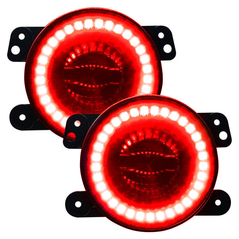 ORACLE Lighting Hi-Perf LED Fog Lights: Fits Jeep Wrangler / Gladiator (07-26) w/o Controller