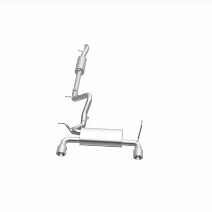 MagnaFlow Cat-Back Exhaust Black Tips (REAR): Jeep Wrangler 2012-2017 3.6L V6