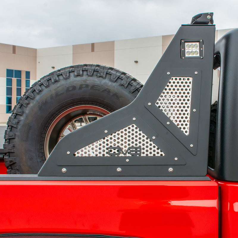 DV8 Offroad Bolt-On Chase Rack: Jeep Gladiator 2020-2021