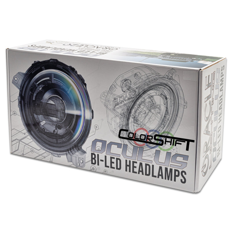 ORACLE Lighting Bi-LED Projector Headlights w/ BC1 Controller: Jeep Gladiator / Wrangler JL (18-24)