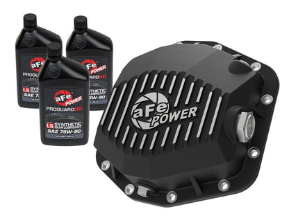 aFe Pro Series Rear Differential Cover w/ Machined Fins & Gear Oil | Ford Bronco (21-22) (46-71291B)