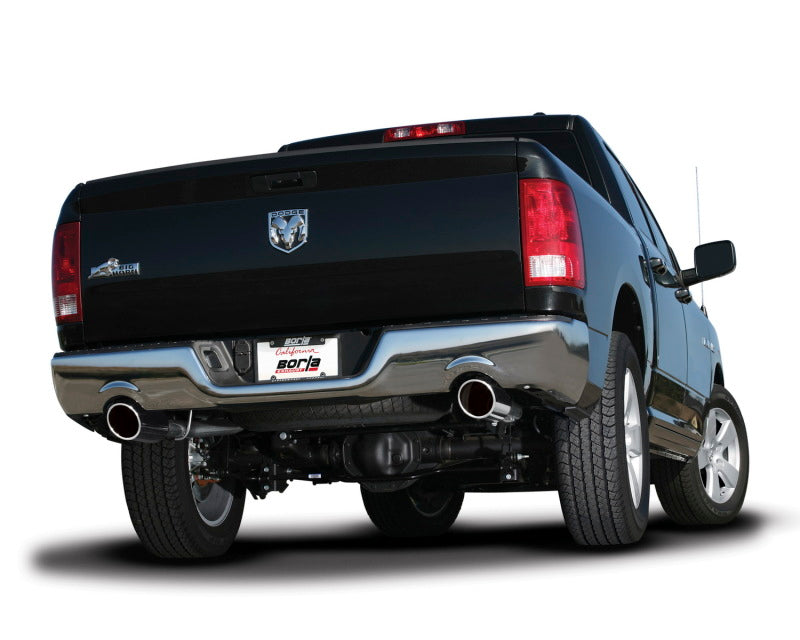 Borla S-Type Cat-Back Exhaust (Polished Tips, Thru Bumper): Dodge Ram 5.7L Hemi (09-18)