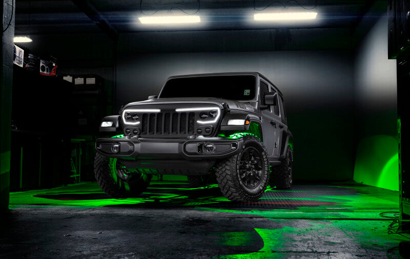 Oracle Lighting Vector Series Full LED Grille: Jeep Wrangler (18-23) / Gladiator (20-23)