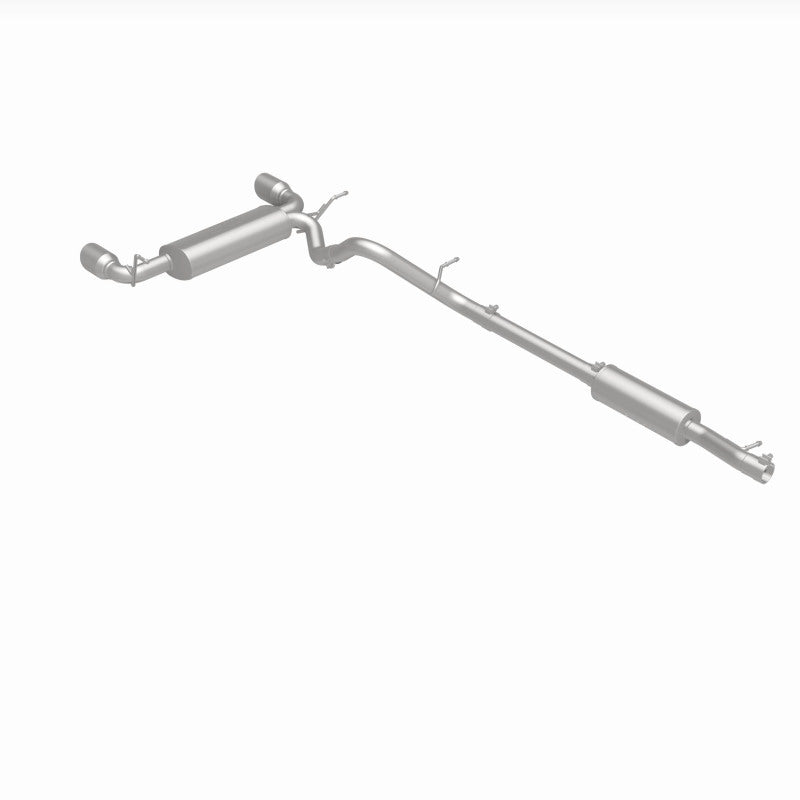 MagnaFlow Cat-Back Exhaust Black Tips (REAR): Jeep Wrangler 2012-2017 3.6L V6
