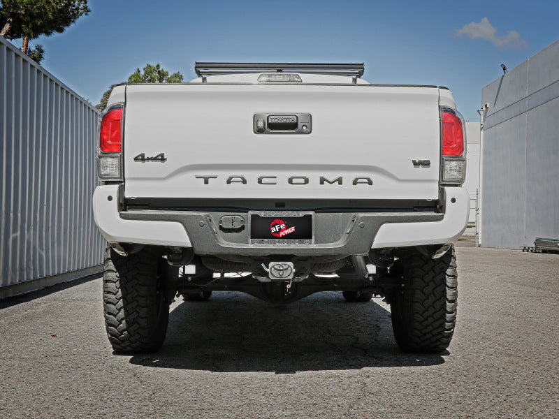 aFe 2.5in 409SS Cat-Back Exhaust Hi-Tuck | Toyota Tacoma V6-3.5L (16) (49-46034)