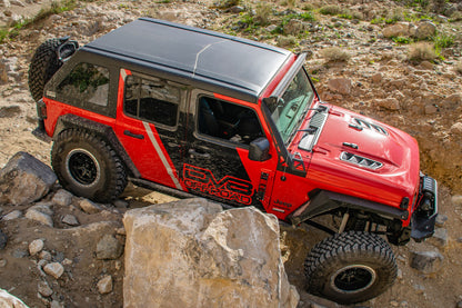 DV8 Offroad 18+ Jeep JL Rubicon Replica Hood: Jeep Gladiator (20-21) / Wrangler (18-21)
