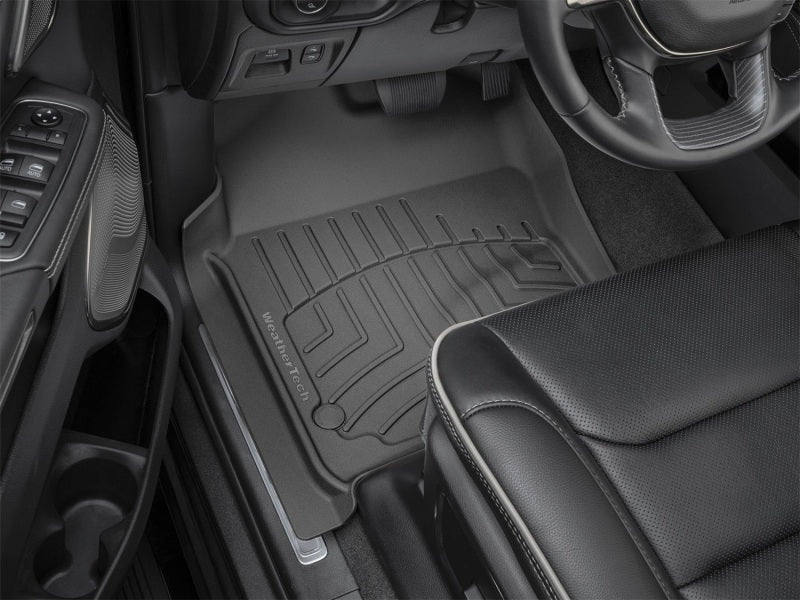 WeatherTech FloorLiner HP Front Floor Mats (Black): Ram 1500 2019 - 2024 (Quad & Crew Cab)