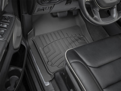 WeatherTech FloorLiner HP Front Floor Mats (Black): Ram 1500 2019 - 2024 (Quad & Crew Cab)
