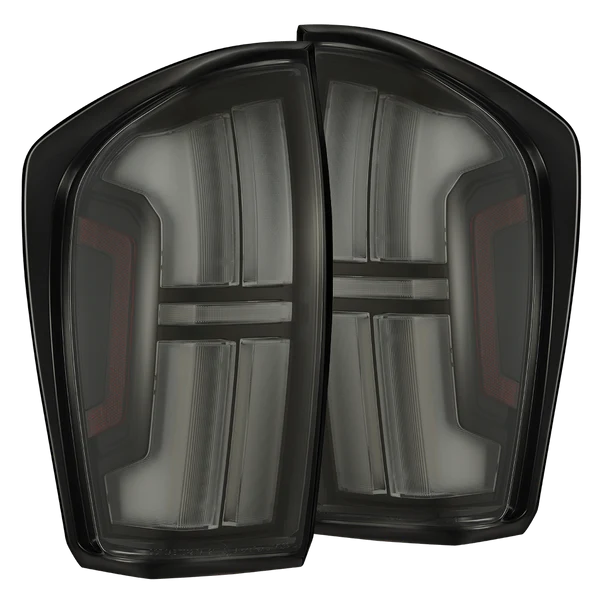 AlphaRex NOVA-Series Prismatic LED Tail Lights - Alpha-Black | Toyota Tacoma (16-23) (680092)