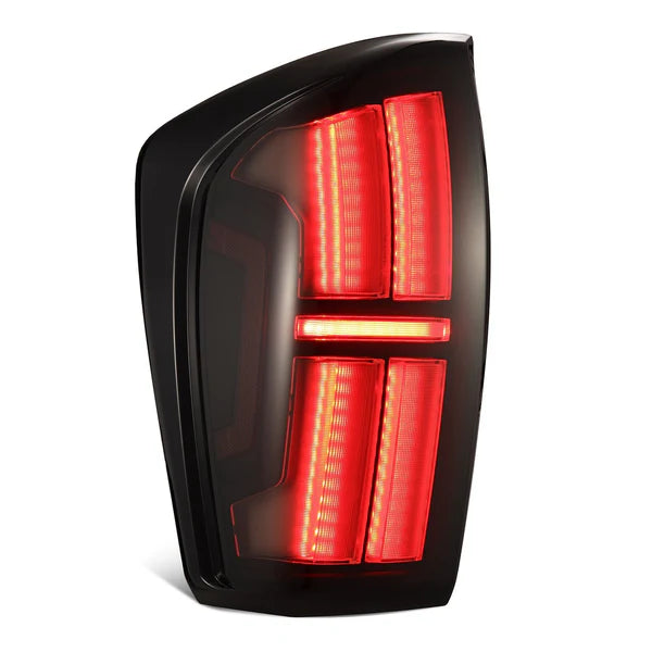AlphaRex NOVA-Series Prismatic LED Tail Lights - Alpha-Black | Toyota Tacoma (16-23) (680092)