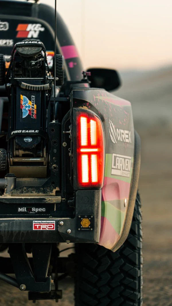 AlphaRex NOVA-Series Prismatic LED Tail Lights - Alpha-Black | Toyota Tacoma (16-23) (680092)