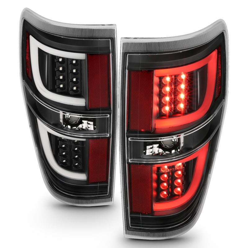 ANZO LED Taillight Assembly Black | Ford F-150 (09-13) (311257)