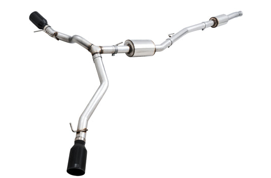 AWE Tread Edition Cat-Back Exhaust (Black Tips, Dual Exit): Jeep Gladiator 3.6L V6 2020 - 2025