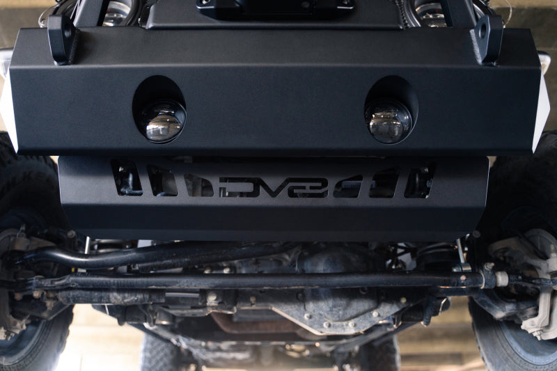 DV8 Offroad Front Bumper Sway-Bar Disconnect Motor Skid Plate | Jeep Wrangler JL (18-25) / Gladiator JT (20-25) (SPJL-02)