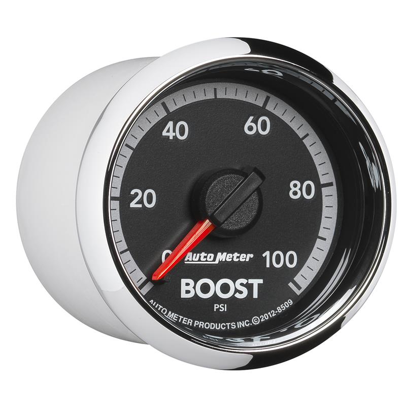 AutoMeter Gen4 Dodge Factory Match 52.4mm Mechanical Boost Gauge | Dodge / Jeep (09-18) (8509)