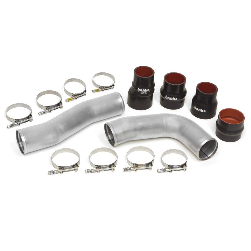 Banks Power Boost Tube Upgrade Kit 3.5" Hot & Cold Side Raw (F&R): Dodge / RAM 2500/3500 2010-2012 6.7L Cummins